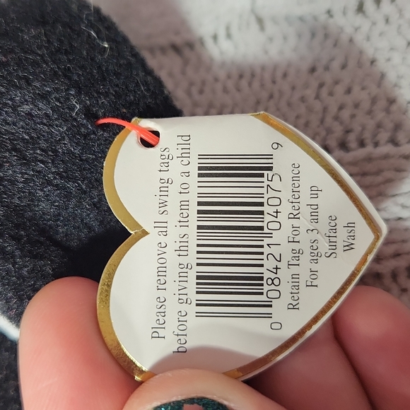 🕸Vintage Ty Beanie Baby Original Waddle the Penguin 1995 P.V.C. Pellets - Picture 12 of 12